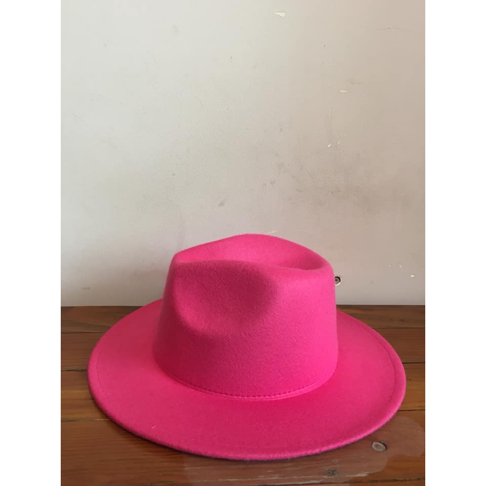 [FREESHIP XTRA] GIẢM 15 % Mũ phớt Vintage rộng vành cổ điển Fedora chất liệu dạ, nón vintage Fedora nam nữ thời trang