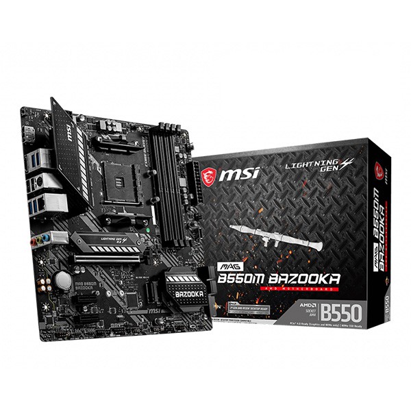 Main MSI MAG B550M-BAZOOKA (Chipset AMD B550/ Socket AM4/ VGA onboard)