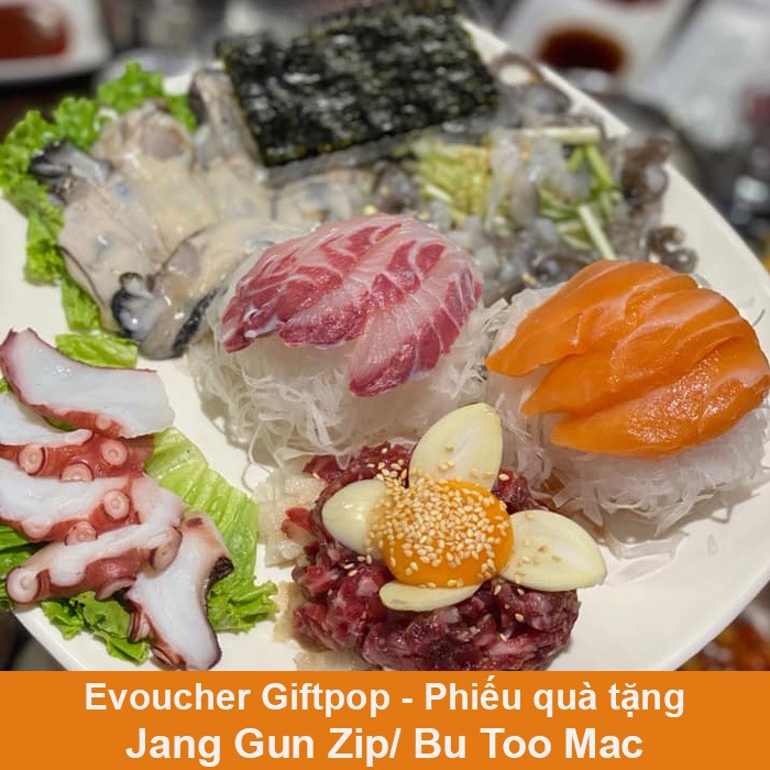 Hà Nội [Evoucher] Phiếu quà tặng thanh toán hóa đơn ăn uống tại cửa hàng Jang Gun Zip 500.000 VNĐ
