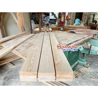 Tấm gỗ thông mặt rộng 10cm x dày 2cm x dài 120cm + láng mịn 4 mặt