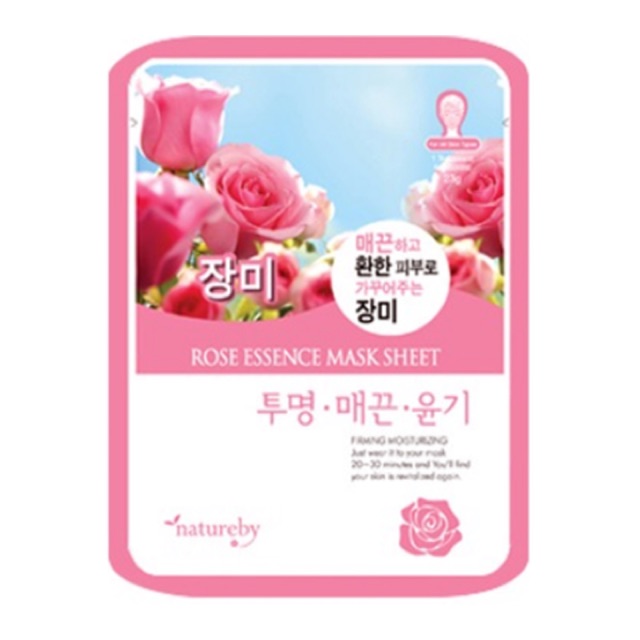 Mặt nạ giấy rau quả Natureby Essence Mask Sheet - Hàng chính hãng hàn quốc