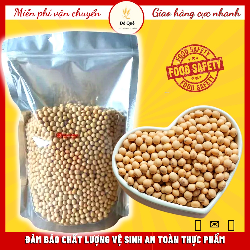 1KG🔥 ĐẬU NÀNH HỮU CƠ THUẦN CHỦNG🔥 HẠT TO VÀ ĐẸP🔥