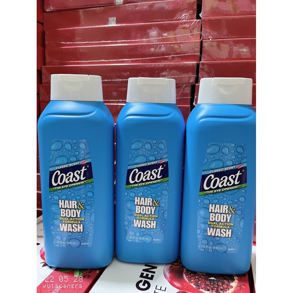 Tắm gội Coast cao cấp 2 in 1 (946ml)