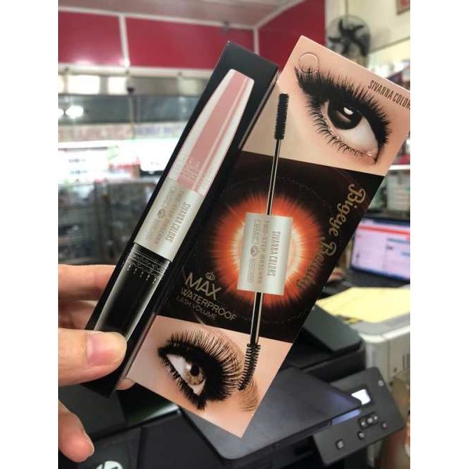 Mascara Không Thấm Nước Dày & Tơi Mi 2 đầu Sivanna Colors Two-Step Mascara 6x