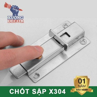 CHỐT CỬA SẬP INOX 304