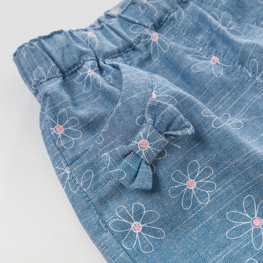 Quần Dài Vải Cotton Mỏng Thiết Kế Dễ Thương Cho Bé Gái