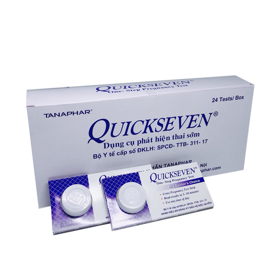 Que thử thai nhanh Quickseven (Hộp 1 Que)