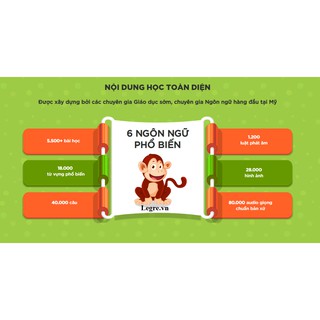 Bộ flash card với Monkey Junior 1 năm