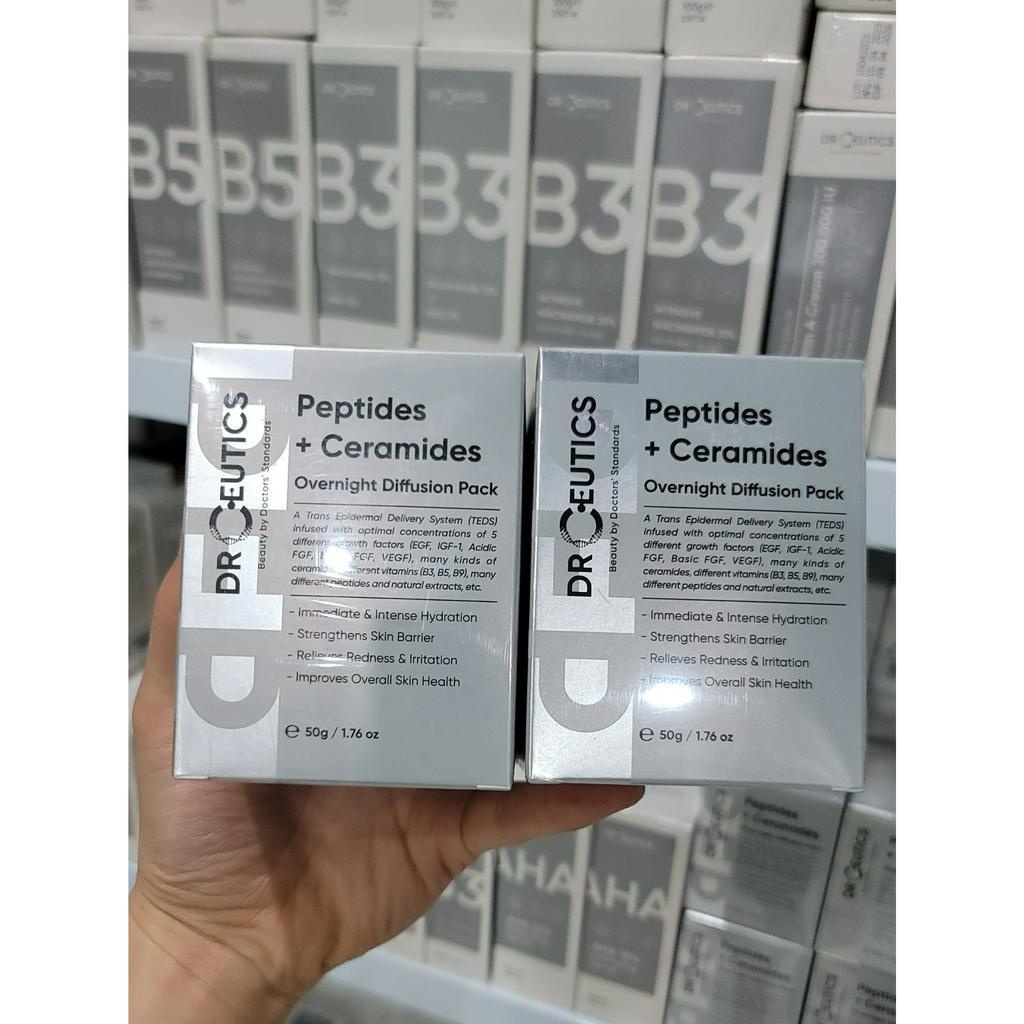 Kem Dưỡng Phục Hồi Da Drceutics Chứa Peptides Và Ceramides Overnight Diffusion Pack 50g