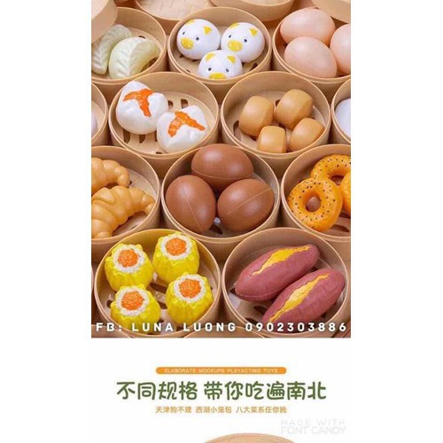 [Hot] Set Đồ Chơi Bánh Bao Nấu Ăn Cho Bé