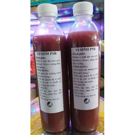Vi sinh PSB - làm trong nước hồ(chai 500ml)