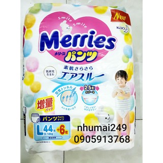 Bỉm quần Merries nội địa L50