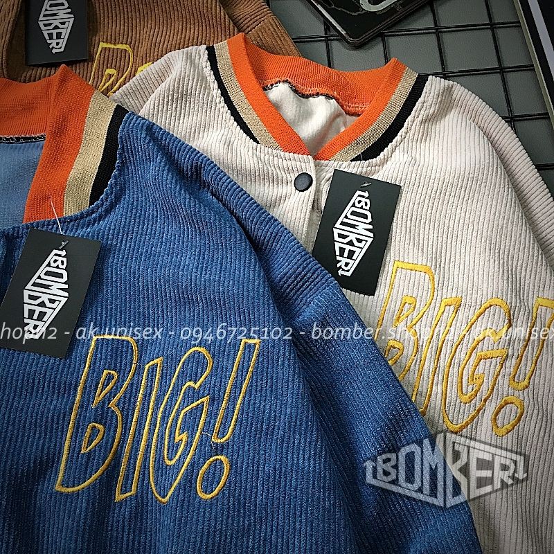 [Ảnh + Video thật] Áo khoác bomber Nhung HEY.B style Unisex dành cho cả nam và nữ (freesize - 3 màu) | BigBuy360 - bigbuy360.vn