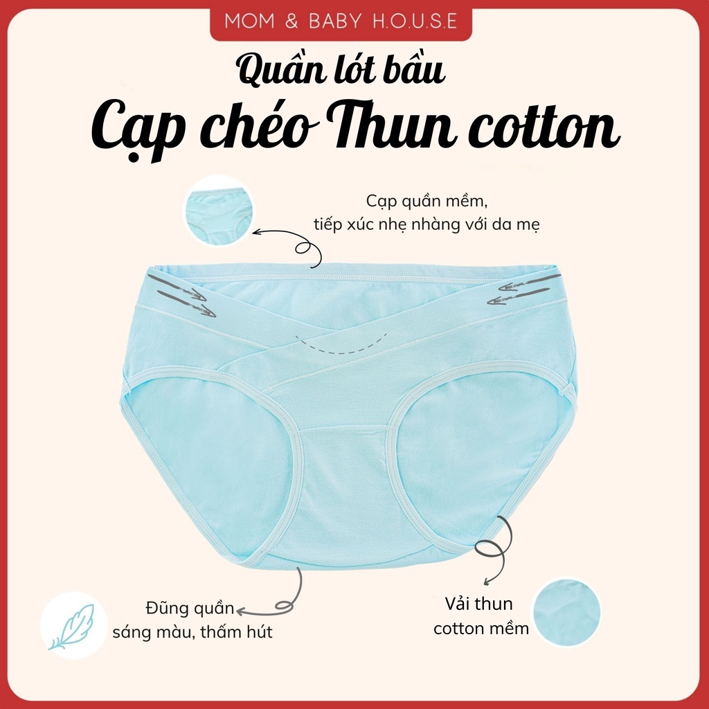 Quần chip cạp chéo thun coton