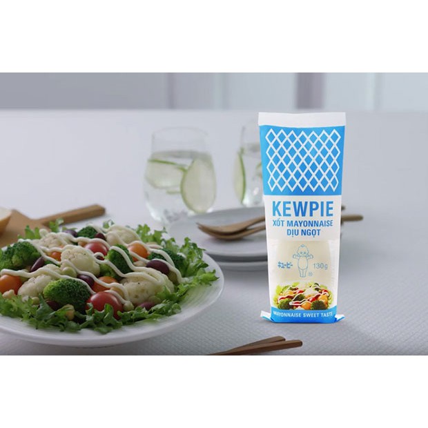 [GIÁ DÙNG THỬ] Xốt Mayonnaise Kewpie Dịu Ngọt 130g - Mayonnaise Sweet Taste