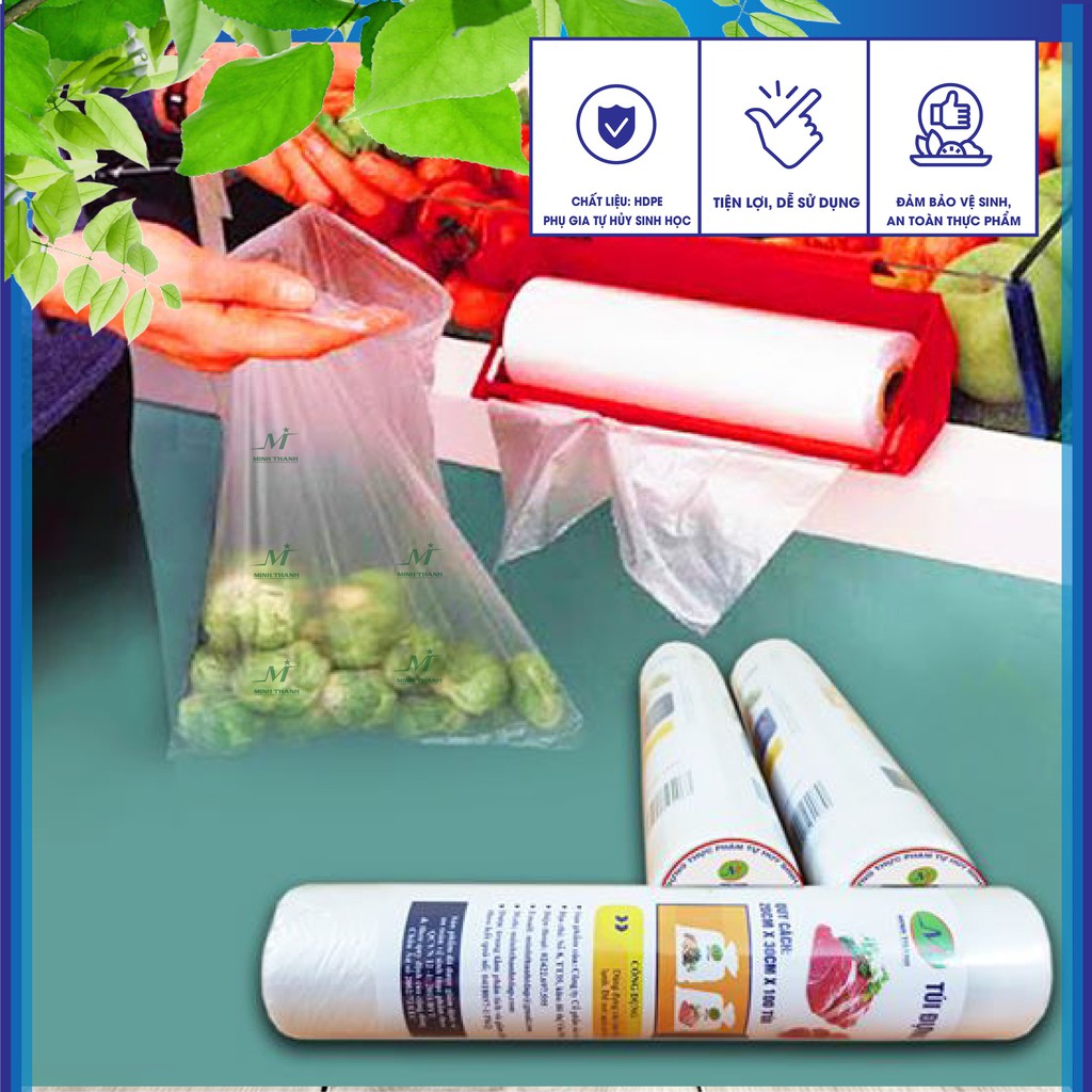 Túi Đựng Thực Phẩm Minh Thành An Toàn - Hàng Công Ty Có Chứng Nhận Y Tế - Đầy Đủ Size