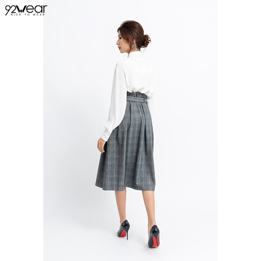 [Mã WABRLOW5 giảm 15% đơn 300K] Chân váy nữ dài xếp ly cạp liền JDW0727 92WEAR | BigBuy360 - bigbuy360.vn