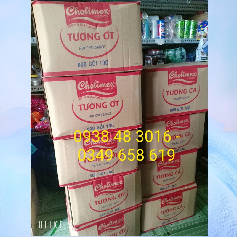 200 gói Tương cà, tương ớt Cholimex gói 10g