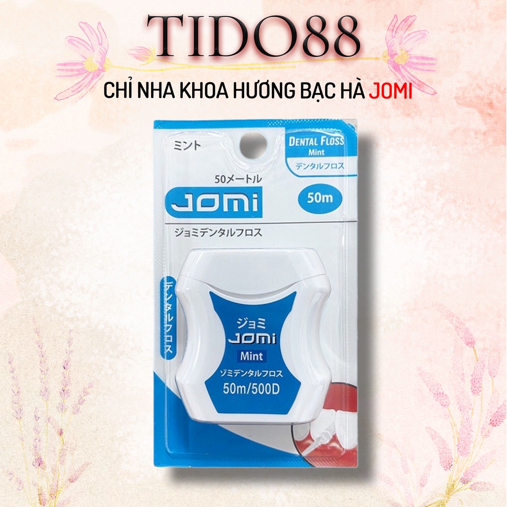 Chỉ Nha Khoa Jomi Hương Bạc Hà Dental Floss Mint NPP Tido88