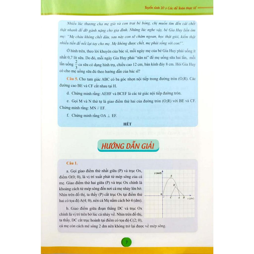 Sách - Tuyển Sinh Lớp 10 Và Các Đề Toán Thực Tế (Tái Bản 2020)