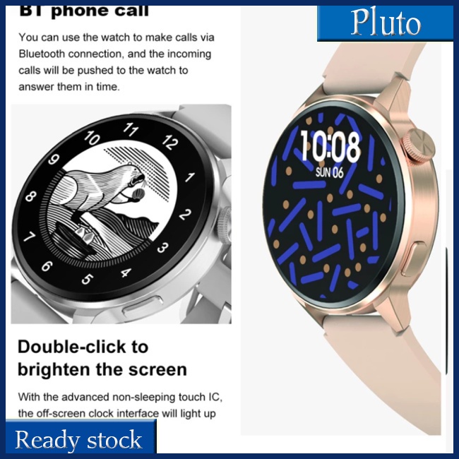 Đồng Hồ Thông Minh Dt4+ Kết Nối Bluetooth Hỗ Trợ Theo Dõi Sức Khỏe Kèm Phụ Kiện