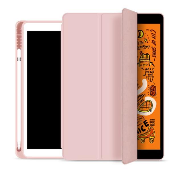 [Bản cao cấp] Bao da ipad siêu chống sốc Flip Cover Có Khay Đựng Bút