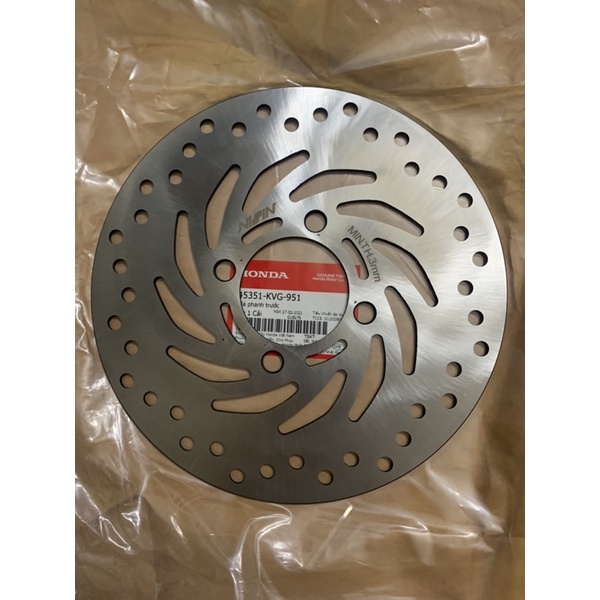 Đĩa thắng trước Ab 110 + 125 / Sh mode/ PCX zin Hãng Honda