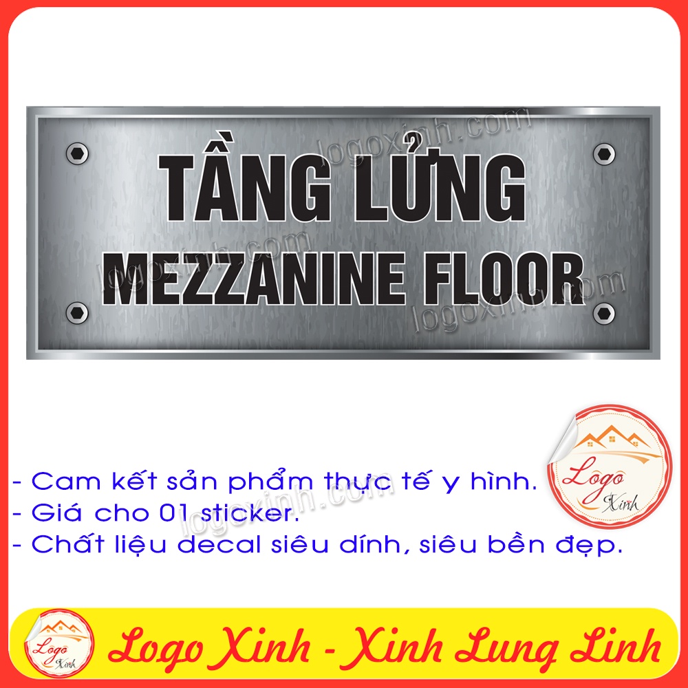 LOGO TEM STICKER BIỂN SỐ TẦNG DÙNG CHO TÒA NHÀ CHUNG CƯ, KHÁCH SẠN - NHẬN THIẾT KẾ THEO YÊU CẦU - SIÊU ĐẸP VÀ SANG TRỌNG