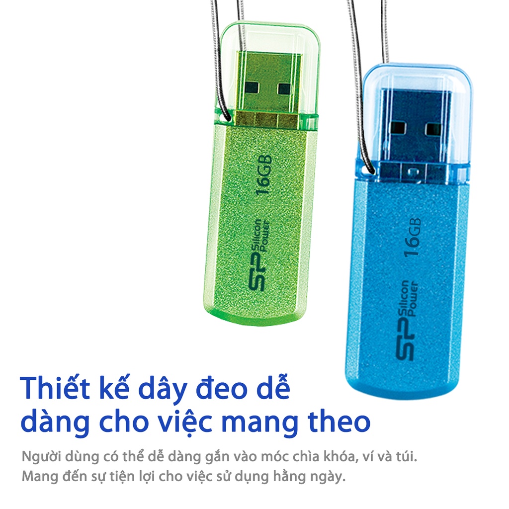 [Mã LTP50 giảm 50000 đơn 150000] USB 2.0 FLASH DRIVE SILICON POWER/ 32GB/ 64GB/ Bảo hành 5 năm | WebRaoVat - webraovat.net.vn