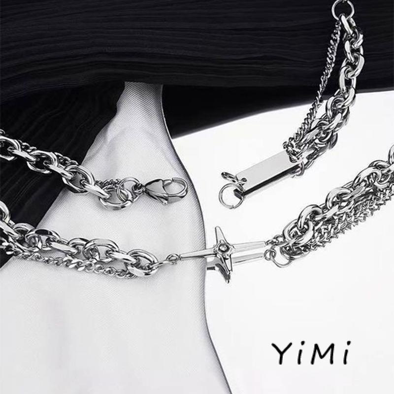 Vòng đeo tay nam nữ Madeline T21 kiểu dáng hip hop phong cách Hàn Quốc