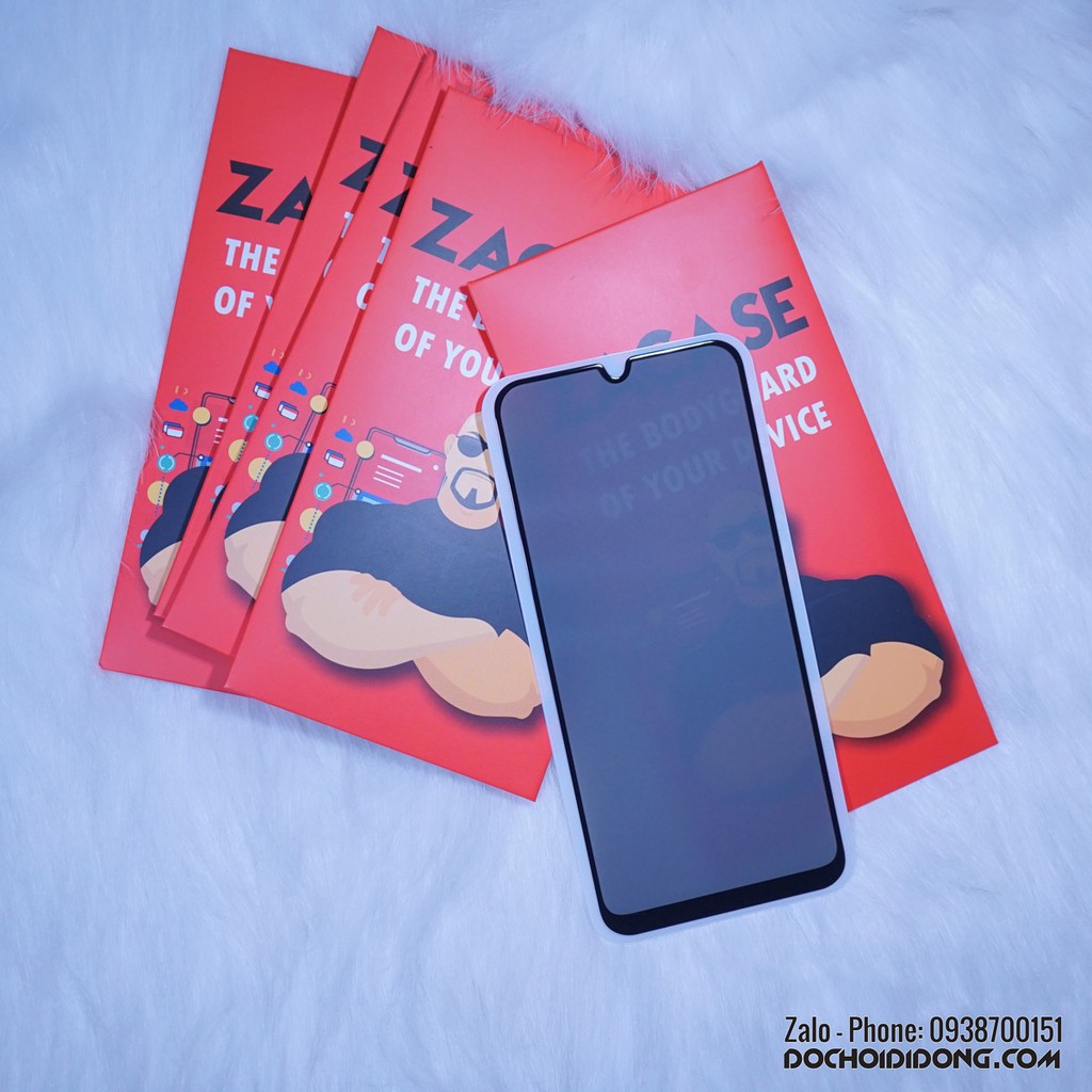 Dán cường lực chống nhìn trộm Xiaomi Mi 9 Zacase Anti Spy full màn hình