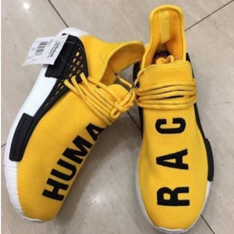 HOT [Chính Hãng] Giày Adidas Human Race ( vàng - fullbox) . 2020 new HOT