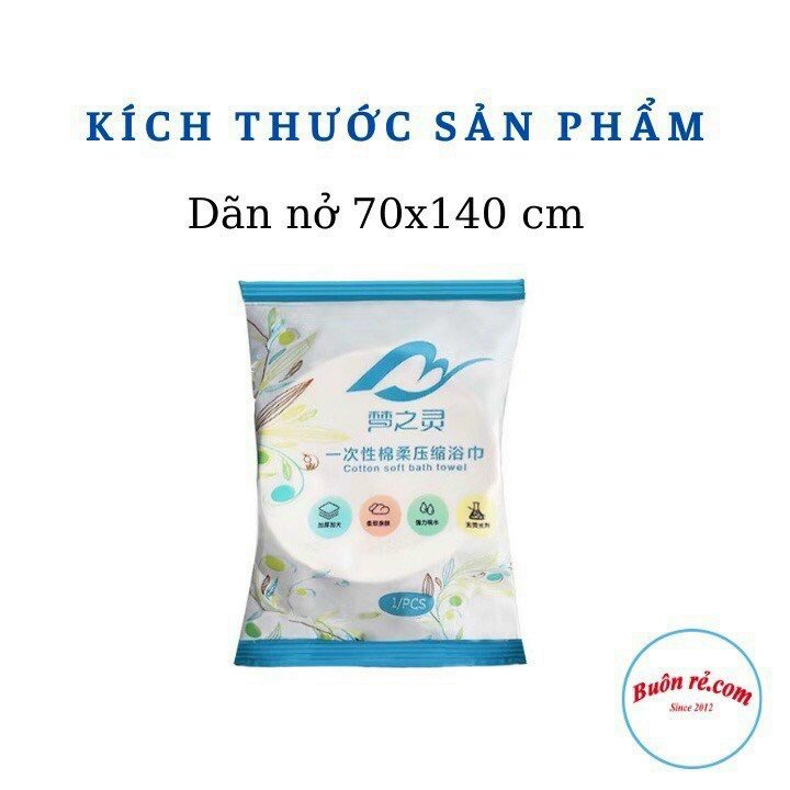 VIÊN KHĂN TẮM DẠNG VIÊN NÉN TO KÍCH THƯỚC 70*140CM TIỆN LỢI hàng đẹp giá tốt