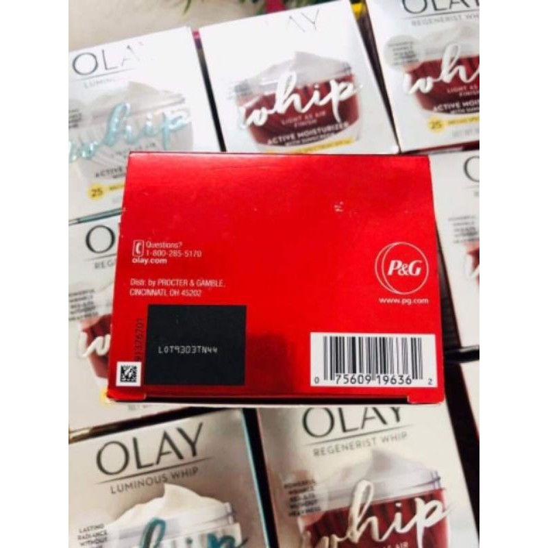 Kem dưỡng chống lão hóa Olay Regenerist Whip SPF25 của Mỹ và không chống nắng