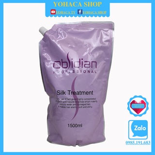 Kem ủ Tóc Hấp Phục Hồi Silk Treatment Obsidian 1500ML