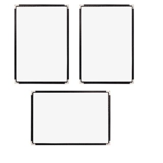 Bộ 3 bìa thực đơn 2 trang (1 tờ) A4