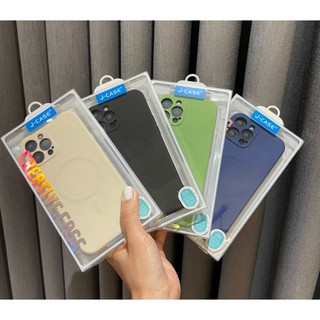 Ốp lưng chống bẩn tích hợp sạc Magsafe iPhone 12 Pro Max chính hãng J-Case Full Box