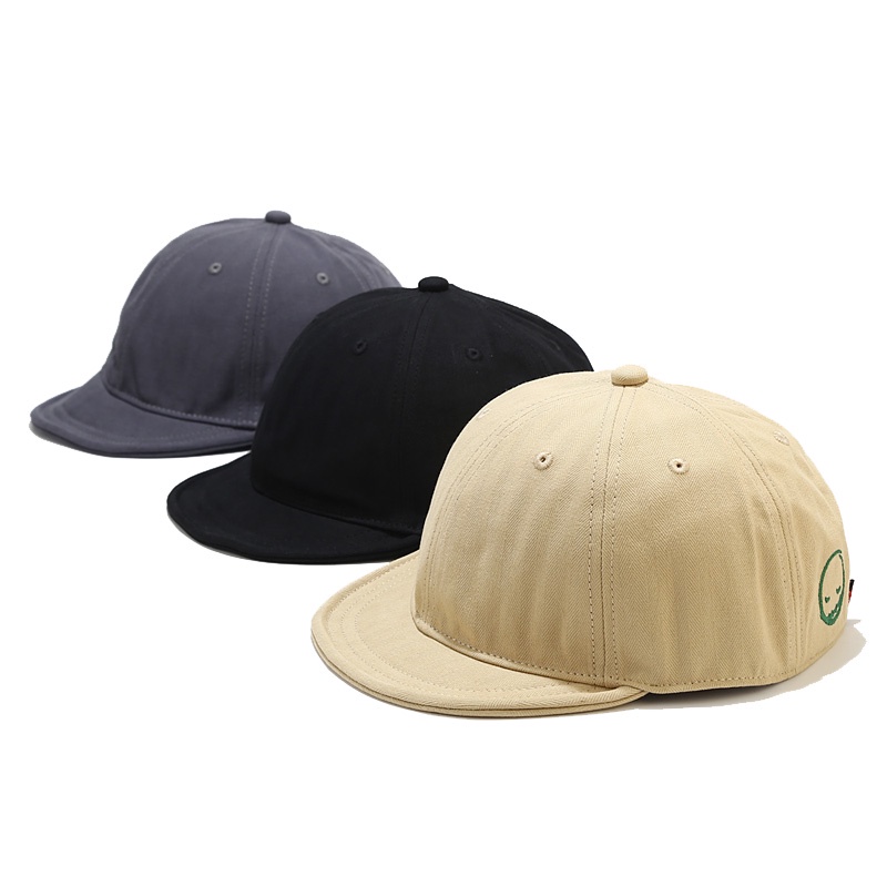 Mũ lưỡi trai chống nắng mềm mại thêu họa tiết thời trang mùa hè cho nam và nữ