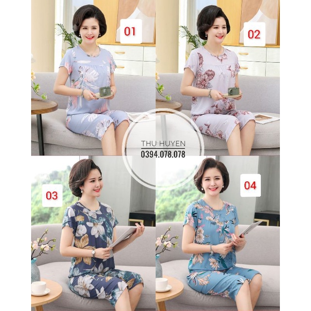 - Bộ ngủ lanh cho mẹ hàng Quảng Châu