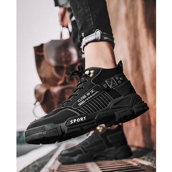 Giày Sneakers Nam Cổ Cao - Giày Thể Thao Nam Phong Cách Cực Ngầu HOT 2022 AVI - 424. 345
