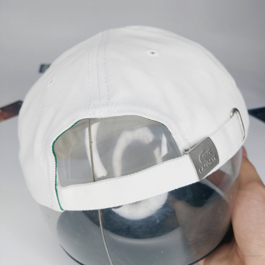 Nón kết lacoss cá sấu thêu full bản không nút đầu cực sang trọng