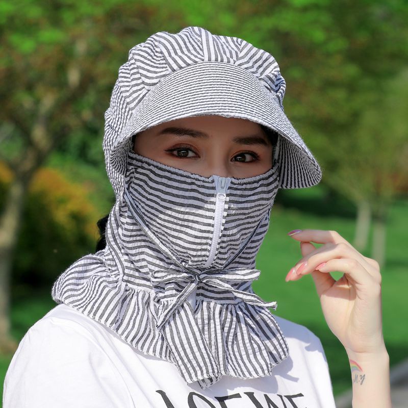 Mũ chống nắng kèm khẩu trang chống tia uv | BigBuy360 - bigbuy360.vn