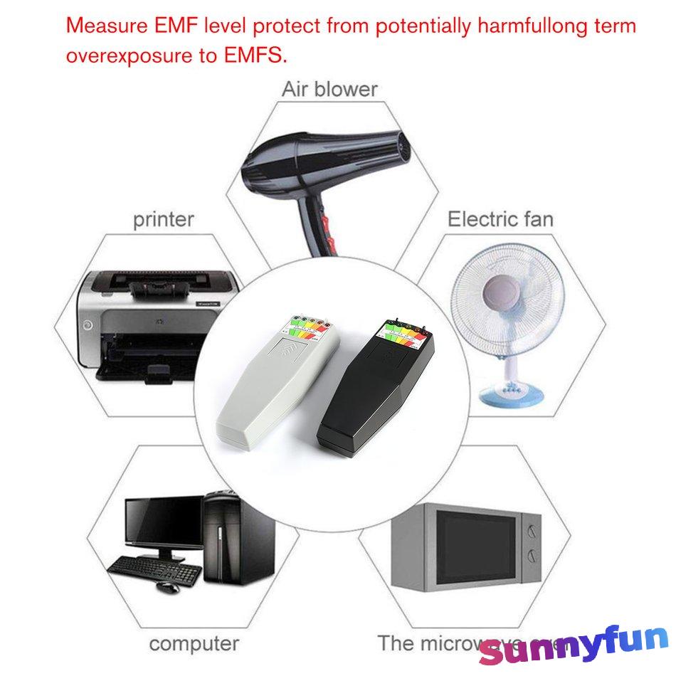 Electromagnetic Field EMF Gauss Meter Portable EMF Magnetic Field Detector sunnyfun