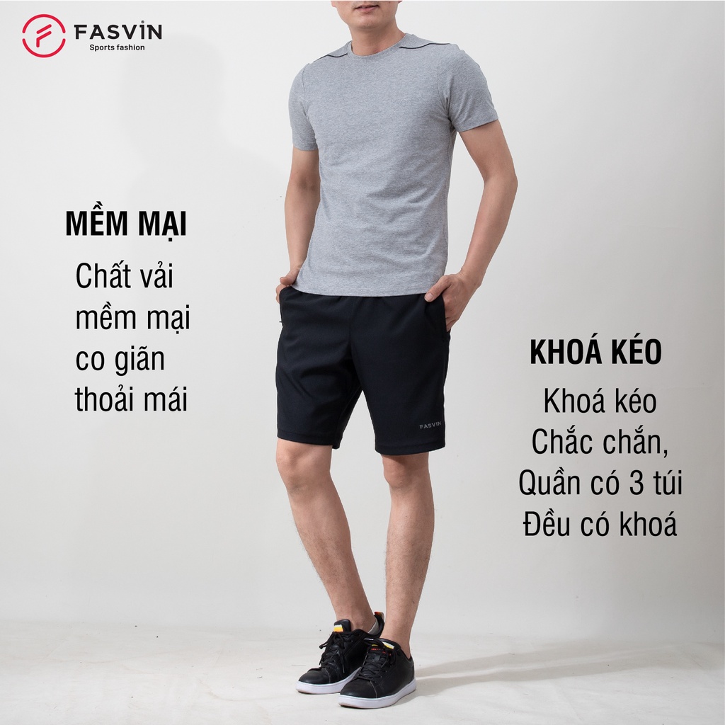 Bộ Quần Áo Thể Thao Nam FASVIN AT22507.HN Hàng Nhà Máy Chất Liệu tốt Phom Dáng Đẹp