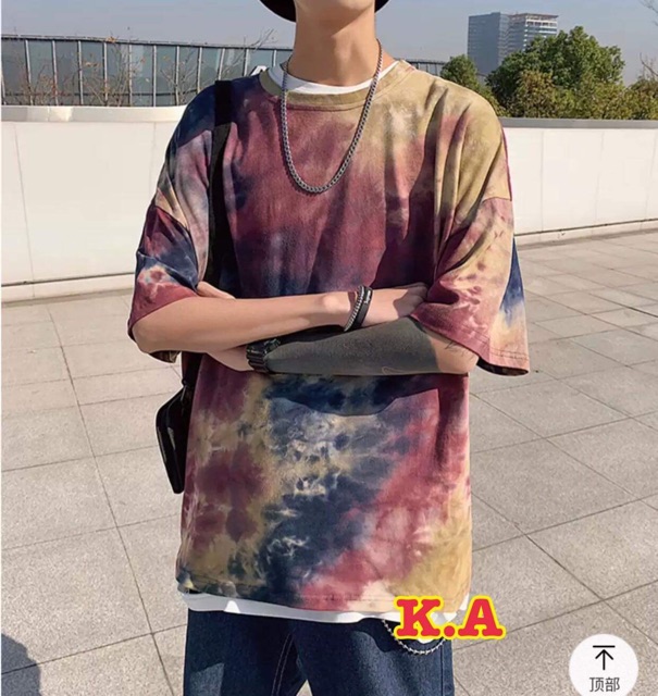 Áo loang đen đỏ KAP765