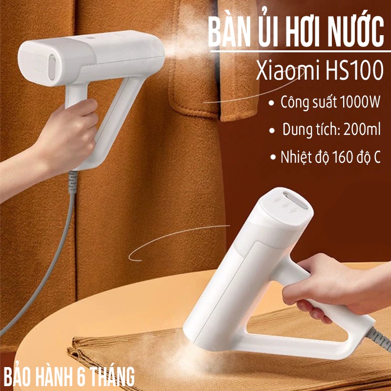 Bàn Ủi Bàn Là Hơi Nước Cầm Tay Xiaomi Dem Hs100 Ủi Ngang Ủi Đứng Bàn Là Hơi Nước Phù Hợp Mọi Loại Vải