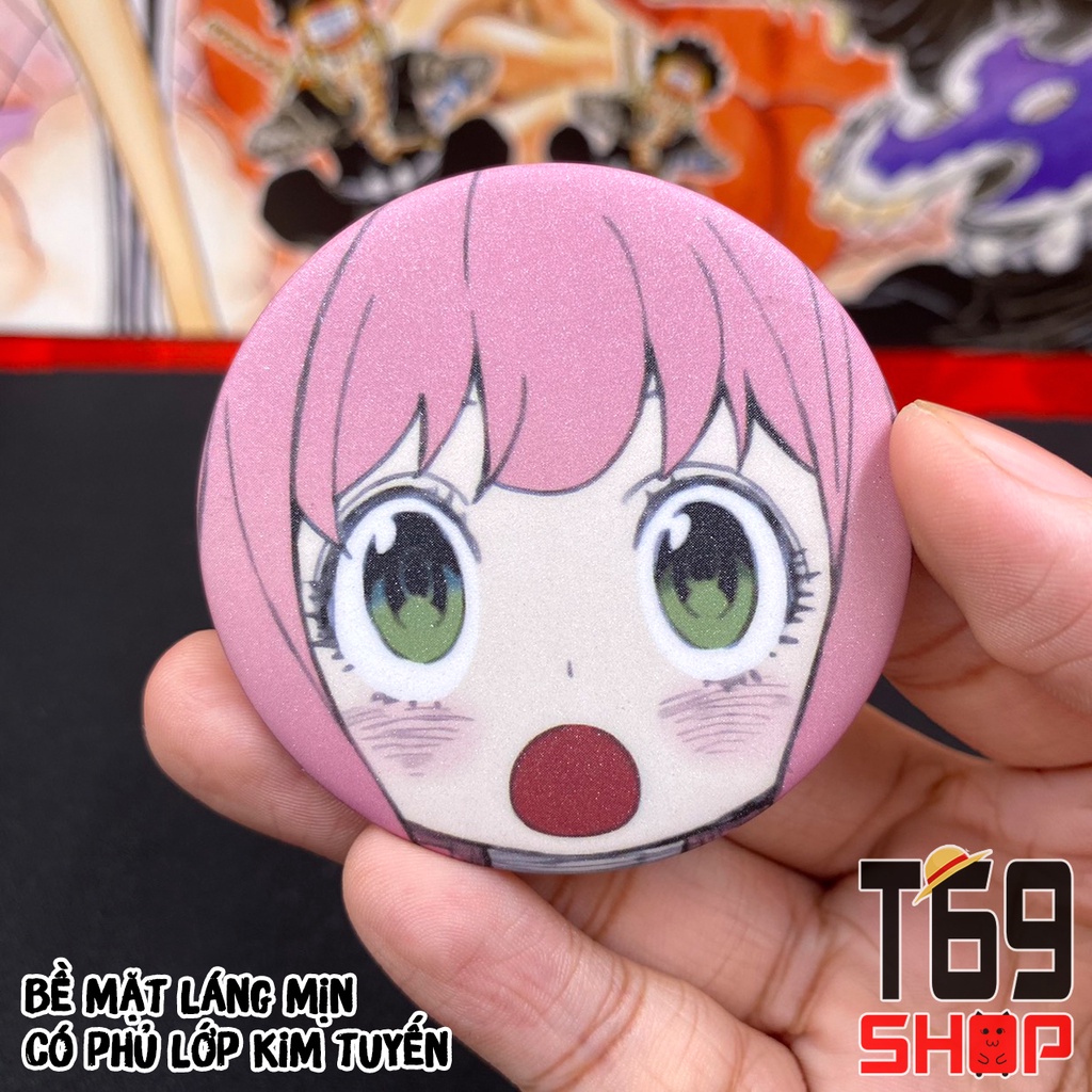Huy hiệu Anya Meme Face - anime Spy x Family