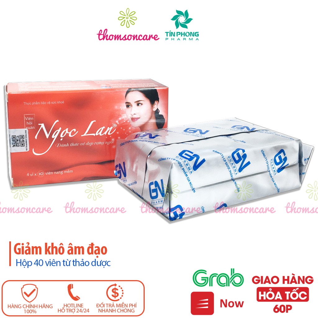 Viên hồi xuân Ngọc Lan - bổ sung nội tiết tố nữ, cải thiện hết khô âm đạo từ mầm đậu nành và vitamin E