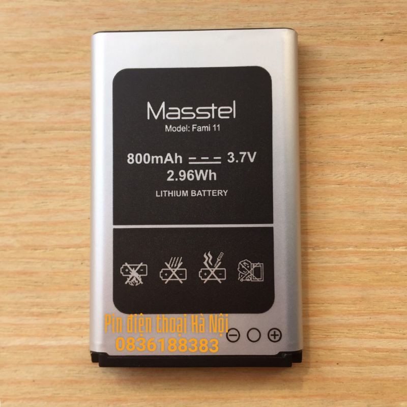 Pin Masstel Fami 11-Chính hãng-Dung lượng 1000 mAh-Bảo hành 6 tháng