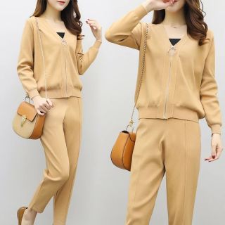Bộ len quần baggy hàng nhập